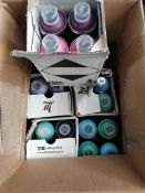 Twenty Loop spray paint 400ml in assorted colours (one nozzle missing).