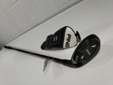 A pre-owned Ping G430 Hybrid, 4 22, R/H, Alta CB 70 R, Golf Pride grip with head cover.