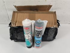 Seventeen as new Sealant/Adhesive to include 10x Evo-Stick the original 'Sticks like Sh*t' clear wat