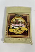 Twenty sets of Ernie Ball Earthwood 80/20 Bronze acoustic guitar strings - light gauge 11 - 52.