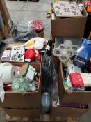 Assorted items to include household essentials, toiletries and stationery.