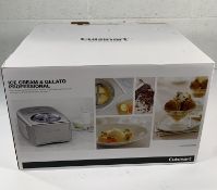 A Cuisinart Professional ice cream and gelato maker.