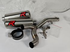 An FZ6 FAZER 600 S1 2004 - 2010 Exhaust Silencer Muffler GP Dominator.