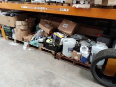 Assorted auto parts, accessories and related.