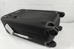 An as new Tumi Alpha SP26 dual access expandable combination carry on luggage bag with wheels - blac