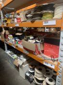 A quantity of as new and pre-owned electrical fixtures and fittings.