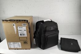 An as new Tumi Alpha Brief Pack SP26 backpack, Black, boxed (S158957-1041).