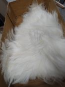 Seven as new Battle Merchant reenactment items to include a sheepskin, peasant dress and sword bag.