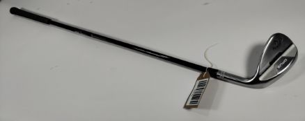 A pre-owned Callaway Opus 54 12 S, R/H, wedge, Mitsubishi Chemical 85 R, Golf Pride handle grip.