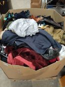 Assorted pre-owned clothing and related.