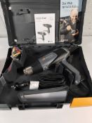 A Steinel HG 2120 E Professional Hot Air Heat Gun (UK adaptor required).