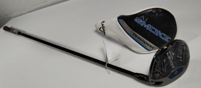 A pre-owned Paradym Ai Smoke MAX D Fairway wood, 3 HL, R/H, 16.5, Cypher Fifty 5.5 shaft, Golf Pride