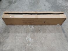 An as new All Seasons 2m x 2m pop-up gazebo standard package in white.