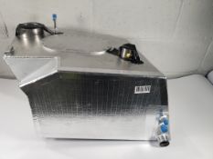 A Ferrari F40 aluminium/alloy fuel tank.