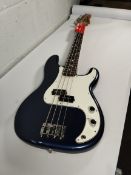 An as new Fender Limited Edition Player II Precision Bass in Moonlight Drive, rosewood fretboard (SN