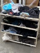 A quantity of pre-owned clothing and related items.