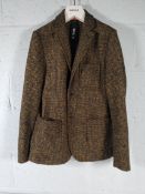 A pre-owned Distretto 12 wool blend jacket (48).