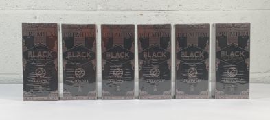 Six boxes of Premium Organo Black Edition Gourmet Instant Black coffee with Ganoderma Lucidum (30 sa