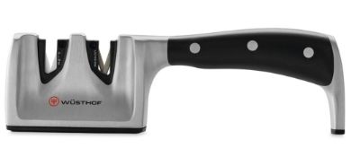 An as new Wusthof Classic Ikon 2-stage hand held knife sharpener (3060388001) (stock image) (over 18