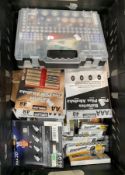 A quantity of assorted batteries to include Duracell, Panasonic, AA/AAA and related.