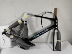 An as new Colnago V5Rs road bike, black.