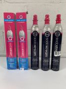 Five Soda stream 60L cylinders.