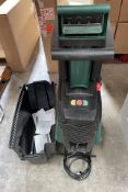 A Bosch AXT 25 TC corded 230kg/hr 2500W electric shredder (damaged, sold as seen).