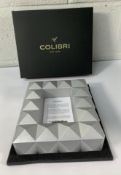 An as new Colibri Ashtray Quasar Anthracite Metallic, 254 x 203 x 51 mm (boxed).