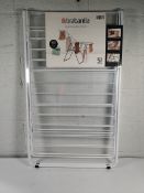 An as new Brabantia HangOn compact laundry drying rack, 25m.