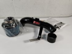 An as new Injen polished black cold air intake for Mitsubishi Lancer GTS - SP1838BLK.