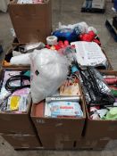 Assorted items to include household essentials, toiletries and stationery.