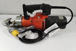 A pre-owned Edilgrappa multifunction hydraulic rebar tool for cutting, bending and straightening met