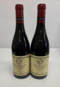 Two Vosne Romanee Les Suchots Premier Cru Louis Jadot 2022 red wine 2 x 750ml (outer labels distress