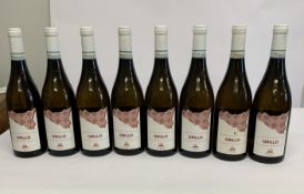 Eight Grillo Sicilia 2023 Italian white wine 8 x 750ml.