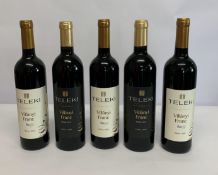 Three Teleki Villanyi Franc Bio 2022 red wine 3 x 750ml, two Teleki Villany Franc Kopar - Dulo 2020