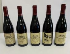 Five Chateau Des Jacques Clos Des Thorins Moulin-A-Vent 2018 red wine (please note bottle labels dis