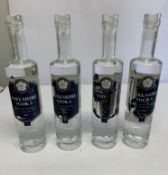 Four Yorkshire Blue vodka made with natural mineral water 4 x 700ml (please note labels very distres