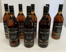 Eight Macieira Five Star Royal Spirit brandy 8 x 1L.