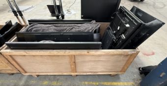 Assorted pre-owned large TV's with mounts including NEC, LG & Sony (Untested, sold as seen) (Stillag