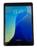 Pre-owned Apple iPad 9th Gen (A2602) 64GB in Space Gray (Battery health: 79%) (S/N: Q67QNC93V4).