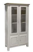 Hamington Large, 2 door Glazed Display Cabinet & Storage Unit. RRP £695. This charming unit is right