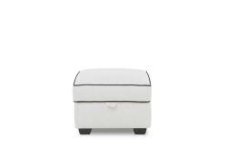 Ivory Storage Footstool RRP £545. 60W x 60D x 46H cm. This beautiful footstool brings extra storage