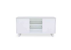 Class. LED 2 Door Sideboard. RRP £899. 160W x 45D x 32H cm. With its beautiful white ceramic and hig