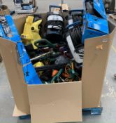 A quantity of customer returns from a well known DIY retailer to include power washers, strimmers