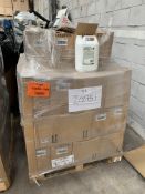 A pallet of Hygiene Vision VisionBac Foam Wash, 5L.
