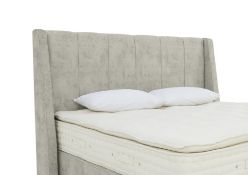 Hypnos Longwick Floor Standing Headboard RRP £1,749. Super King. In Daytona Stone. With its tall win