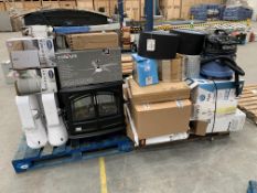 A quantity of customer returns from a well known DIY retailer to include homewares and related items