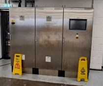 A HMI Control panel with a motor control centre (MCC).