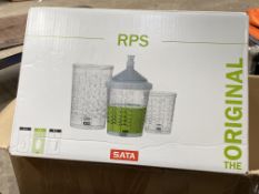 Two boxes of Sata RPS The Original Spray gun cups (600ml) (50 cups per box).