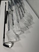 Seven as new Callaway Apex Pro golf irons R/H (A,P,5,6,7,8,9).